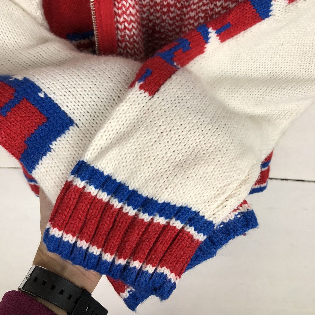 Hysteric Glamour VINTAGE KNIT JACKET HONEST COLLEGE INSPIRE HYSTERIC GLAMOUR Size US M / EU 48-50 / 2 - 11 Thumbnail