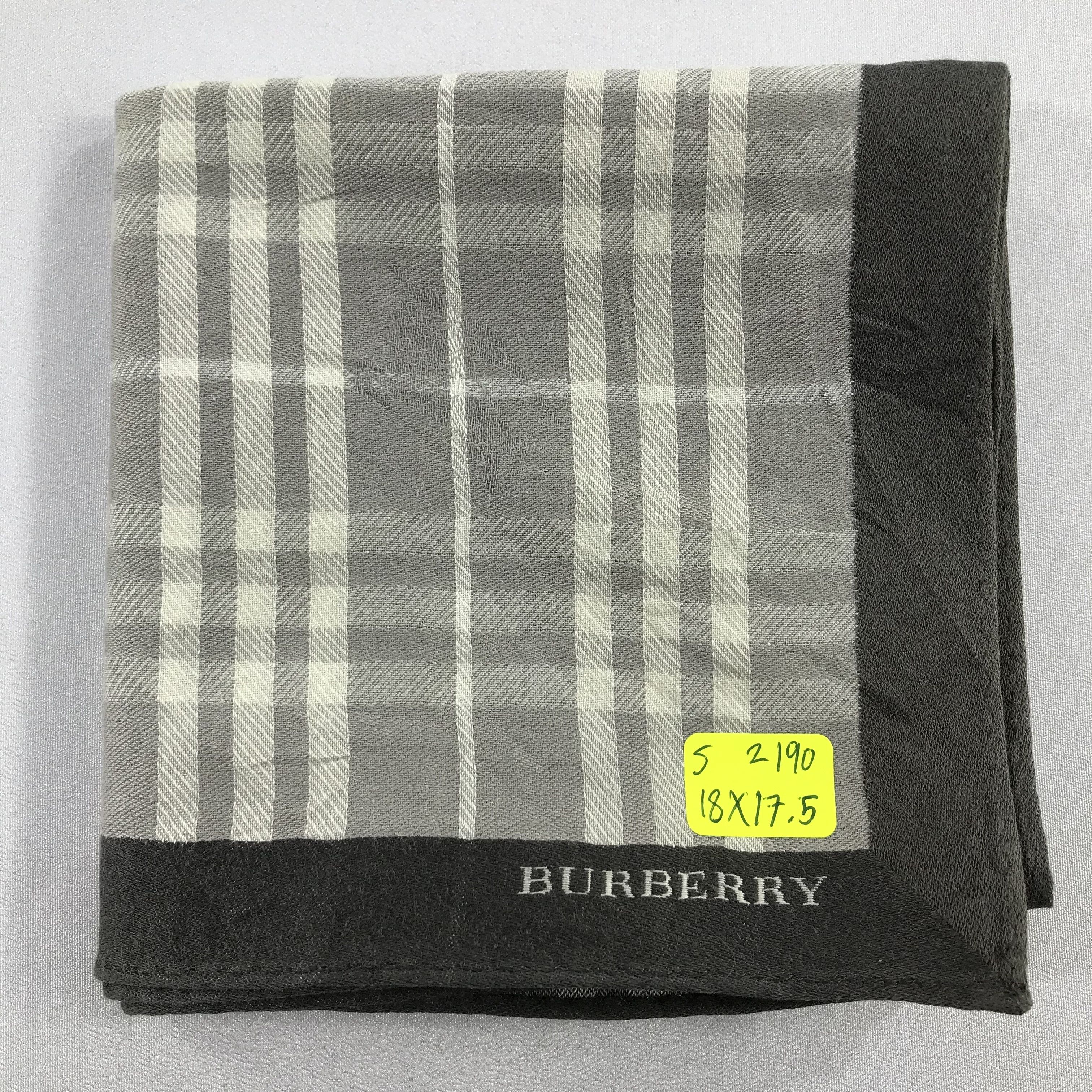 Burberry × Vintage Burberry Bandana / Handkerchief / Neckerchief - S2190 Size ONE SIZE - 5 Thumbnail