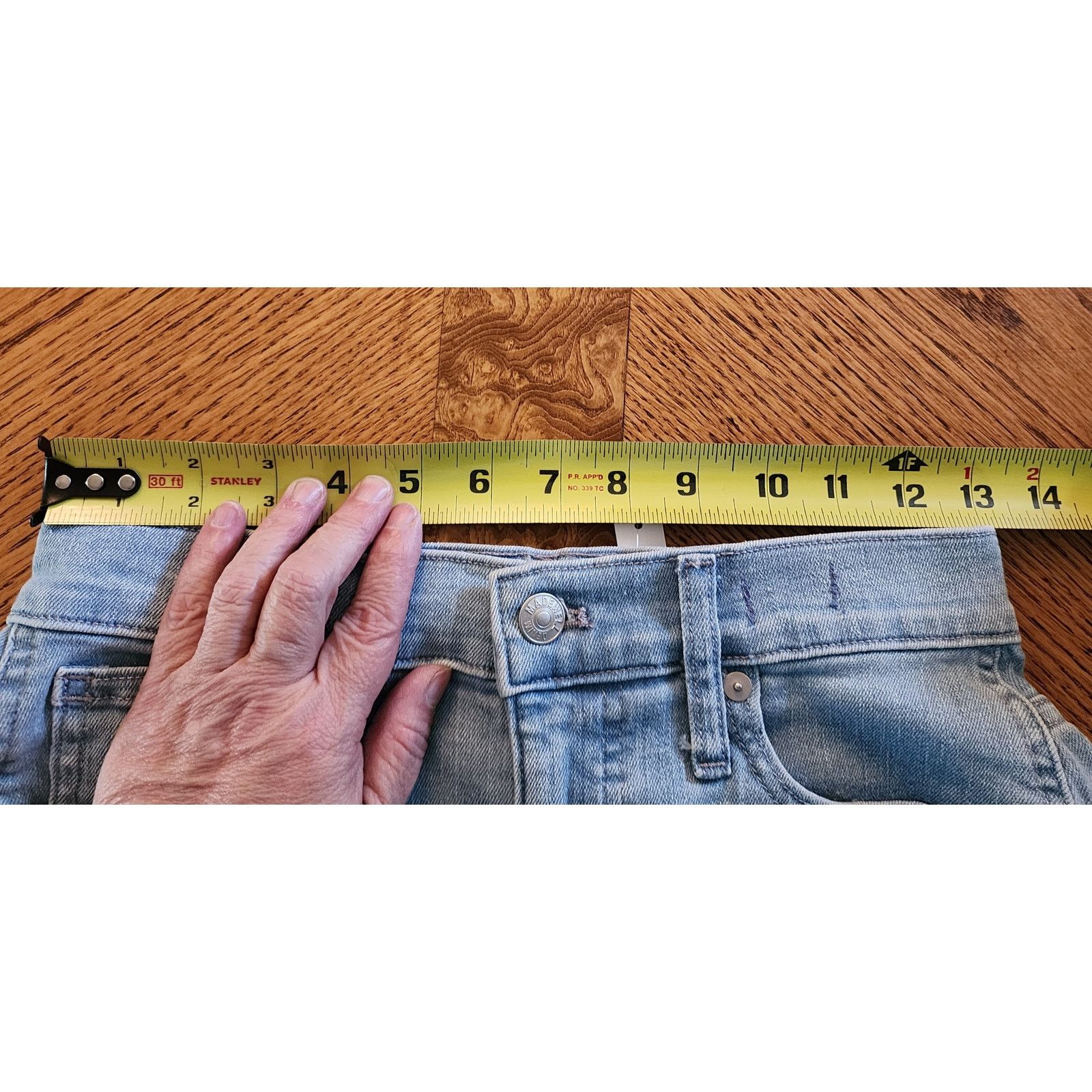 Madewell NWT Madewell 10" High-Rise Skinny Jeans in Longton Wash W26 Size 26" / US 2 / IT 38 - 4 Thumbnail