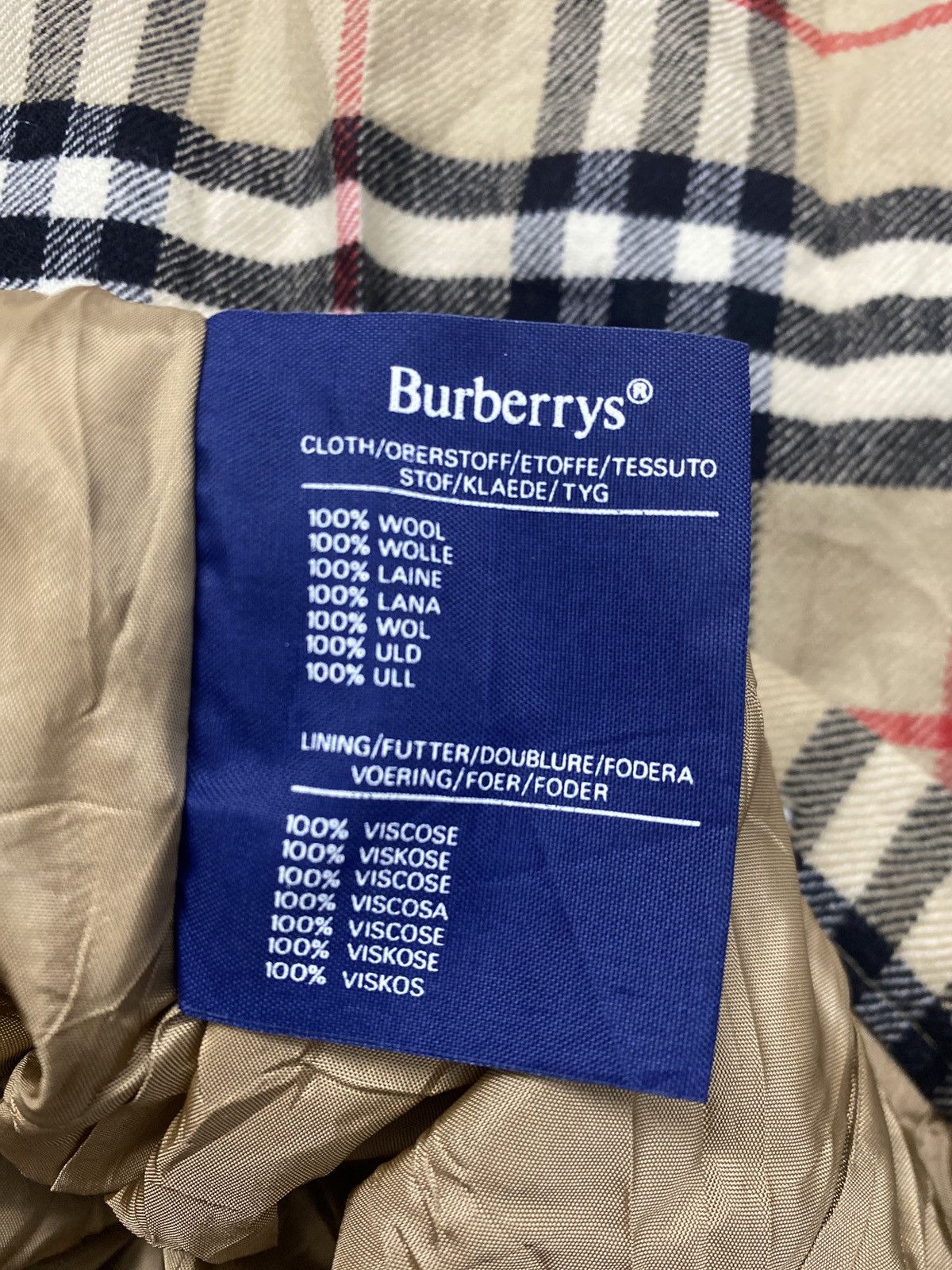 Burberry VINTAGE BURBERRY’S LONDON CHECKERED WOOL MAXI SKIRT Size 25" / US 0 / IT 36 - 6 Thumbnail