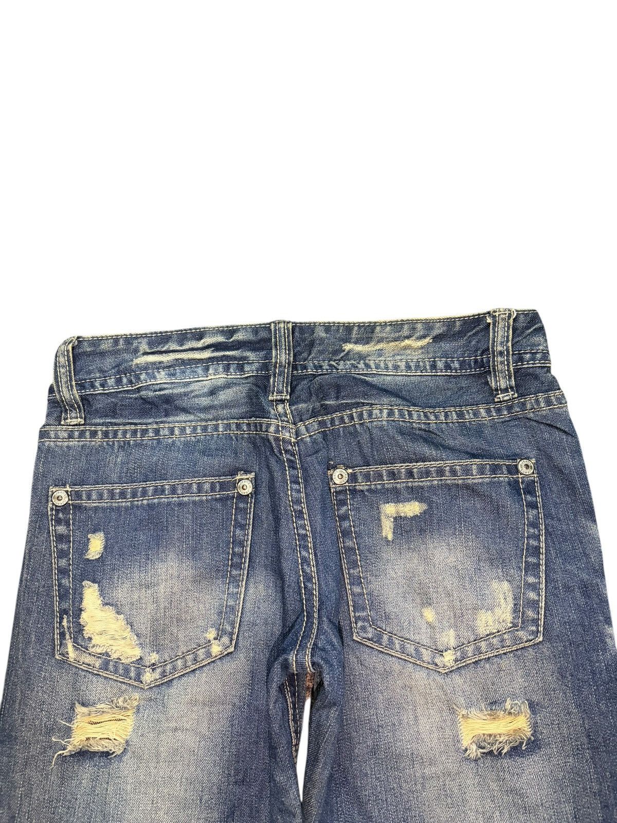 Ksubi Vintage Japanese Brand Rusty Mud Wash Distressed Jeans Size 29" - 4 Thumbnail