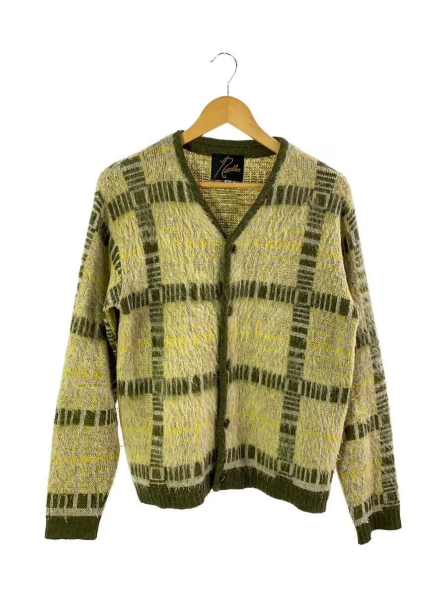 image of Needles Alpaca Wool Knit Cardigan in Yellow, Men's (Size Small)