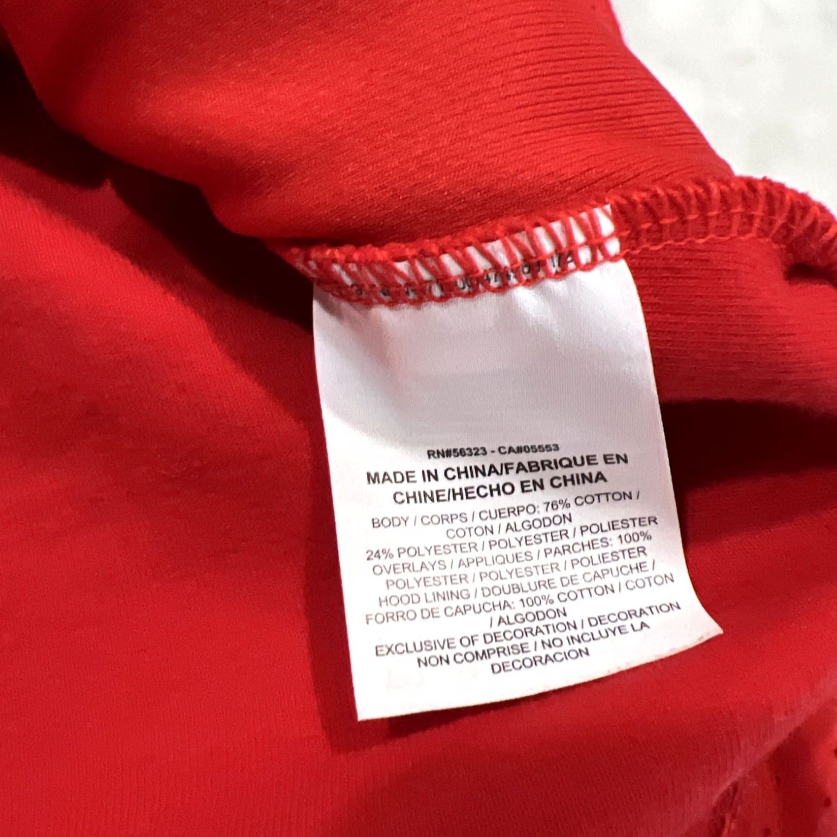 Nike Nike Hoodie Small Red Full Zip Pockets Swoosh High Neck Long Tail 725720-657 Size US S / EU 44-46 / 1 - 7 Thumbnail