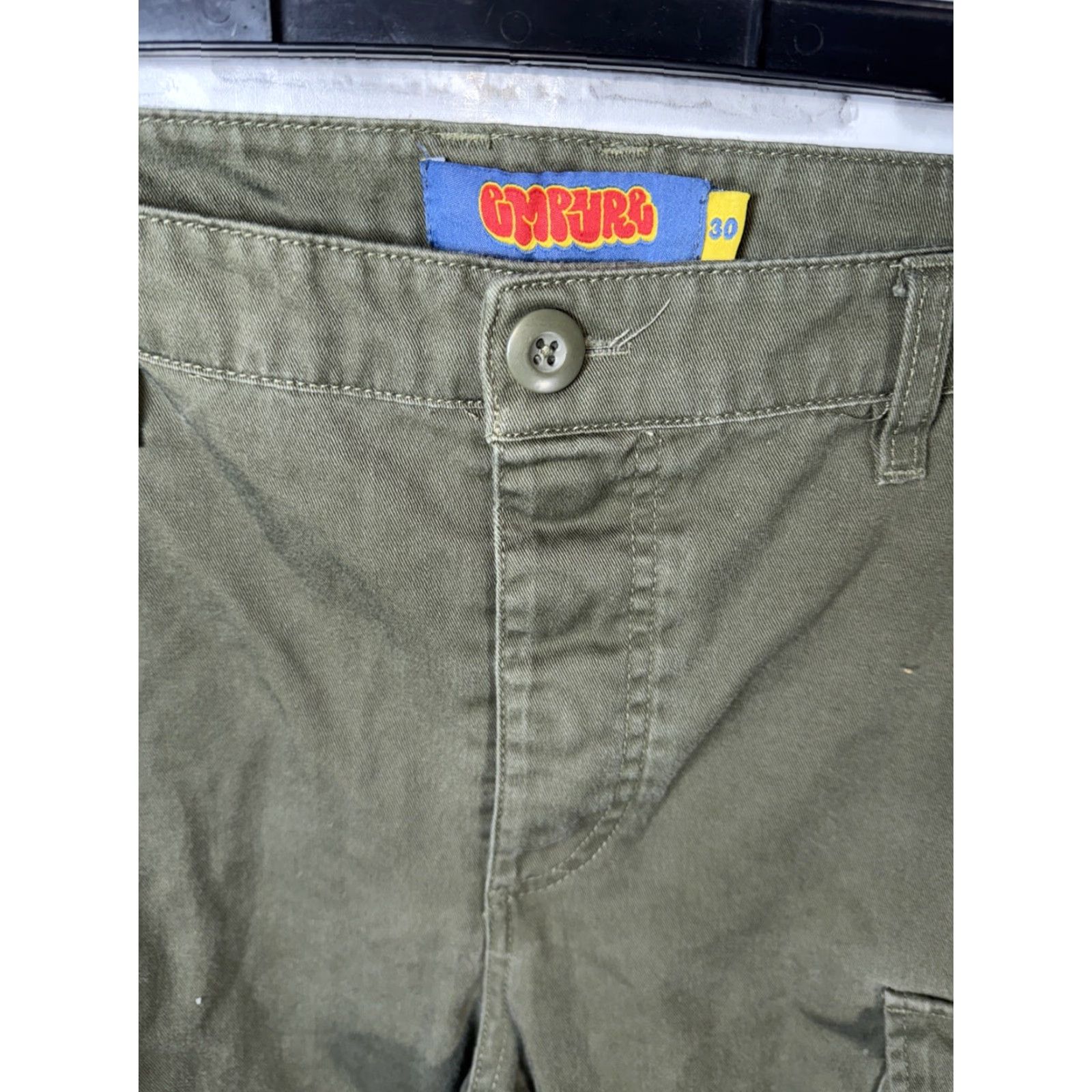 Empyre Empyre Men's Relax Fit Olive Green Cargo Skate Pants Size US 30 / EU 46 - 3 Thumbnail
