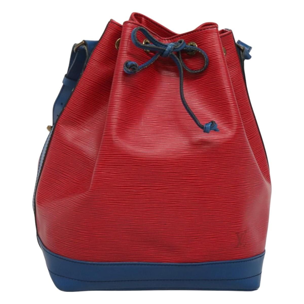 Louis Vuitton Epi Noe Shoulder Bag Bicolor Red Blue M44084 Lv Auth Ba021, Women's
