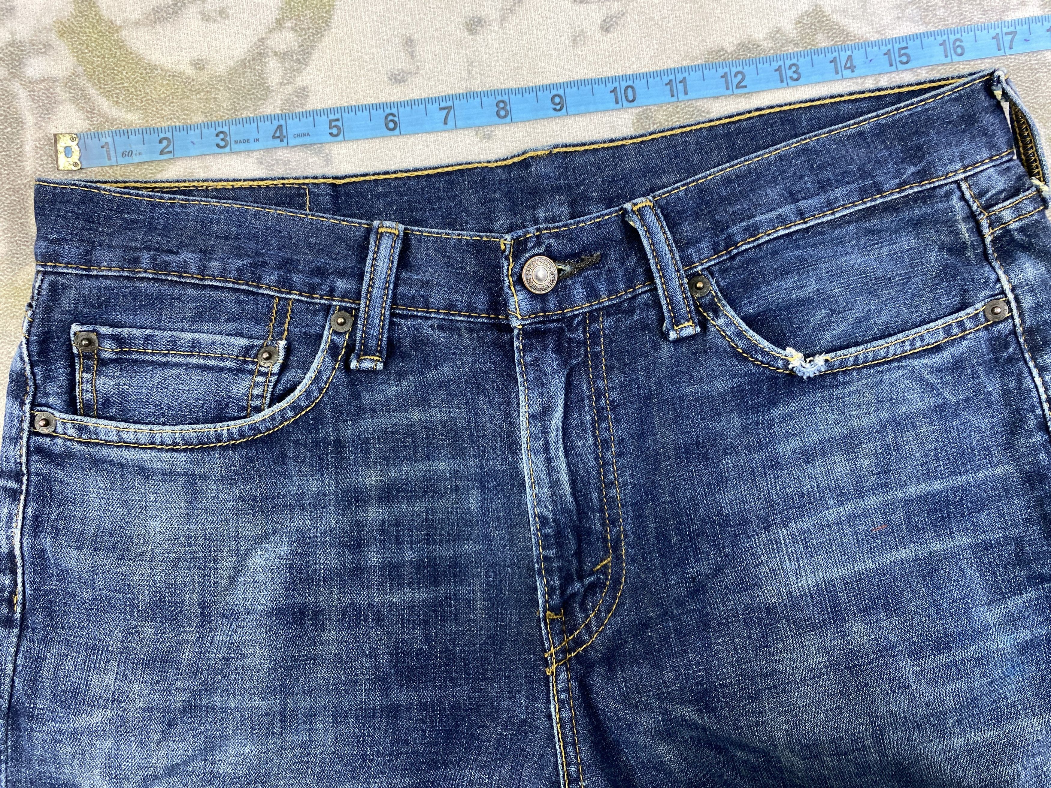 Levi's Vintage Levi's 514 Dark Blue Denim 33 x 32 -JN646 Size US 33 - 5 Thumbnail