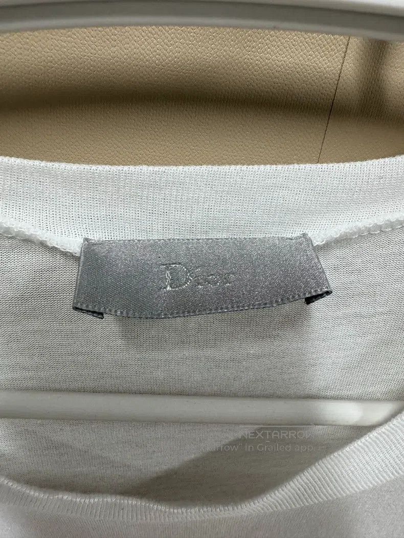 Dior Dior Bee-embroidered round-neck cotton short-sleeved Size US XS / EU 42 / 0 - 4 Thumbnail