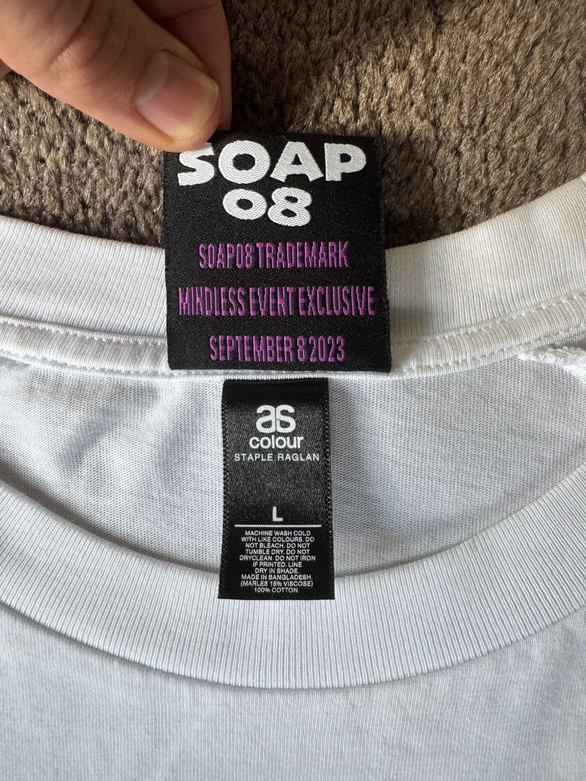 Drain Gang × Sad Boys Soap08 Bladee Tshirt Size US L / EU 52-54 / 3 - 3 Thumbnail