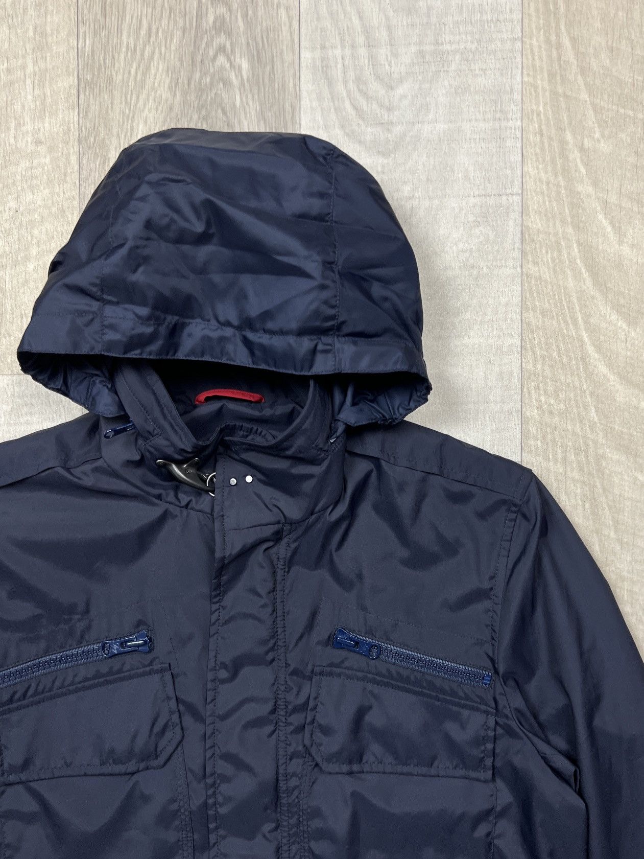 Fay Fay Military Style Lightweight Hooded Jacket (Y0276) Size US S / EU 44-46 / 1 - 3 Thumbnail