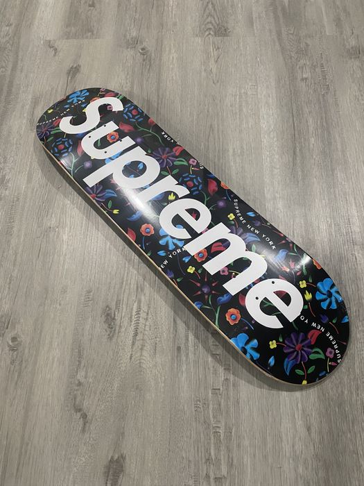Supreme Supreme Airbrushed Floral Skateboard Deck | Grailed