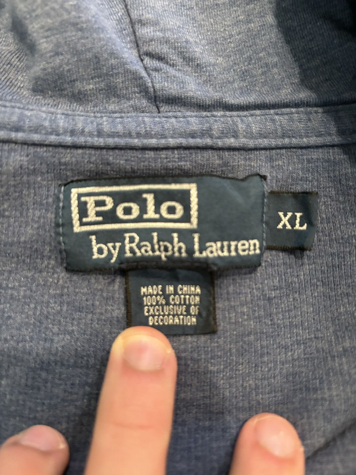 Polo Ralph Lauren Polo Ralph Lauren Zip Up Hoodie Size US XL / EU 56 / 4 - 2 Thumbnail