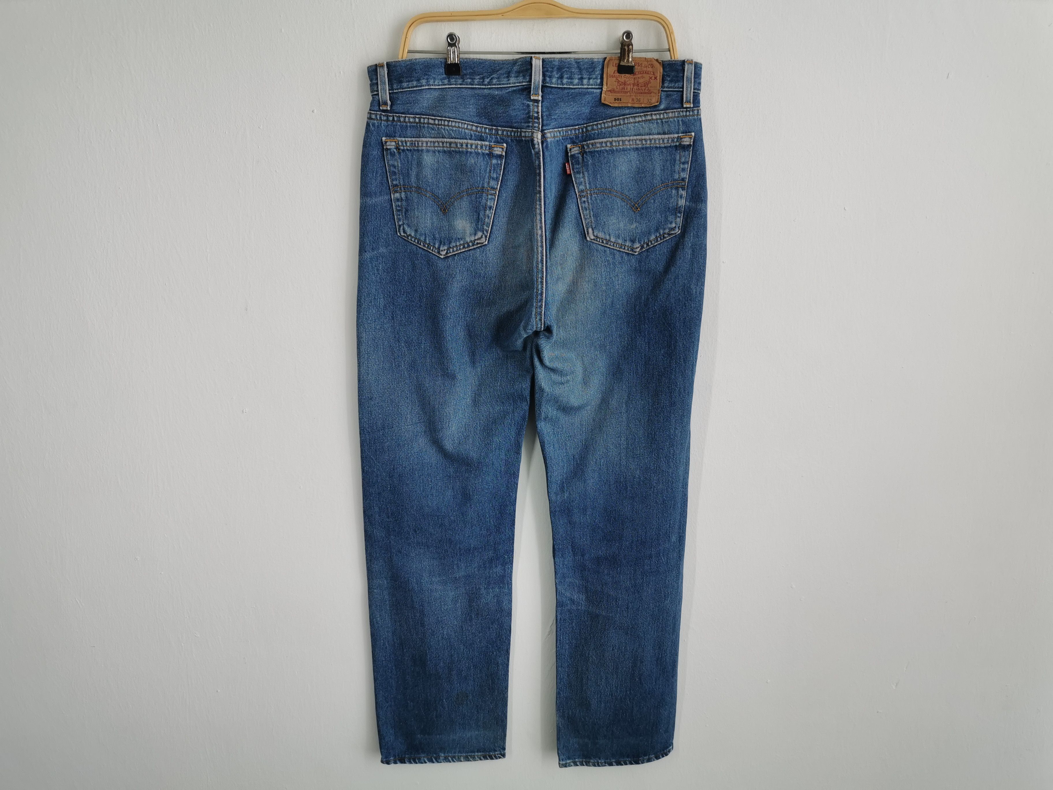 Levi's Vintage 90's Levis Lot 501 Denim Made In USA Size 30/36x32 Size US 36 / EU 52 - 3 Thumbnail