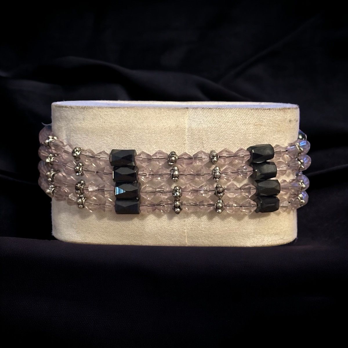 Other Magnetic hematite and clear beads wrap bracelet Size ONE SIZE - 3 Thumbnail