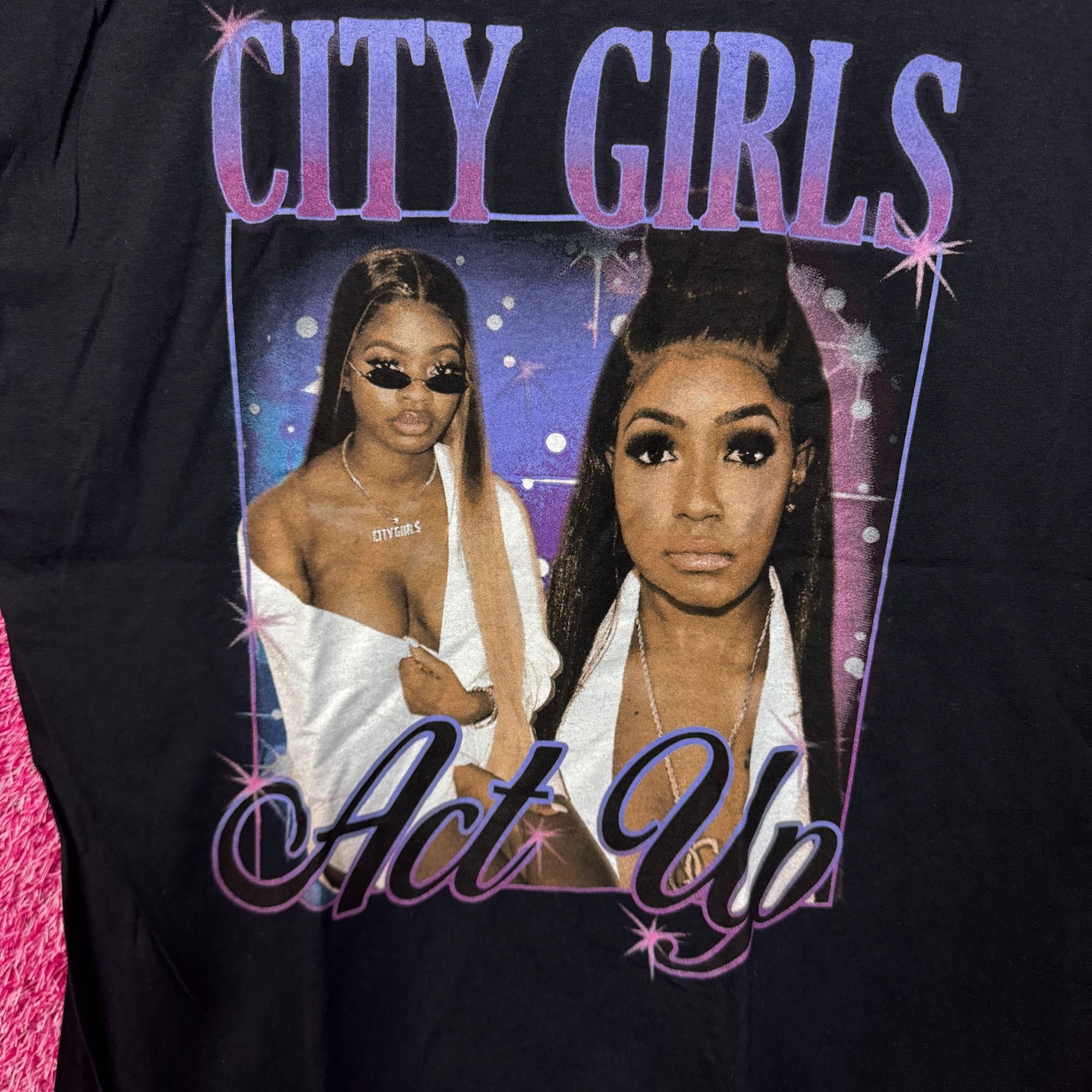Rap Tees City Girls Act Up Rap Portrait Tshirt size small Size US S / EU 44-46 / 1 - 2 Thumbnail