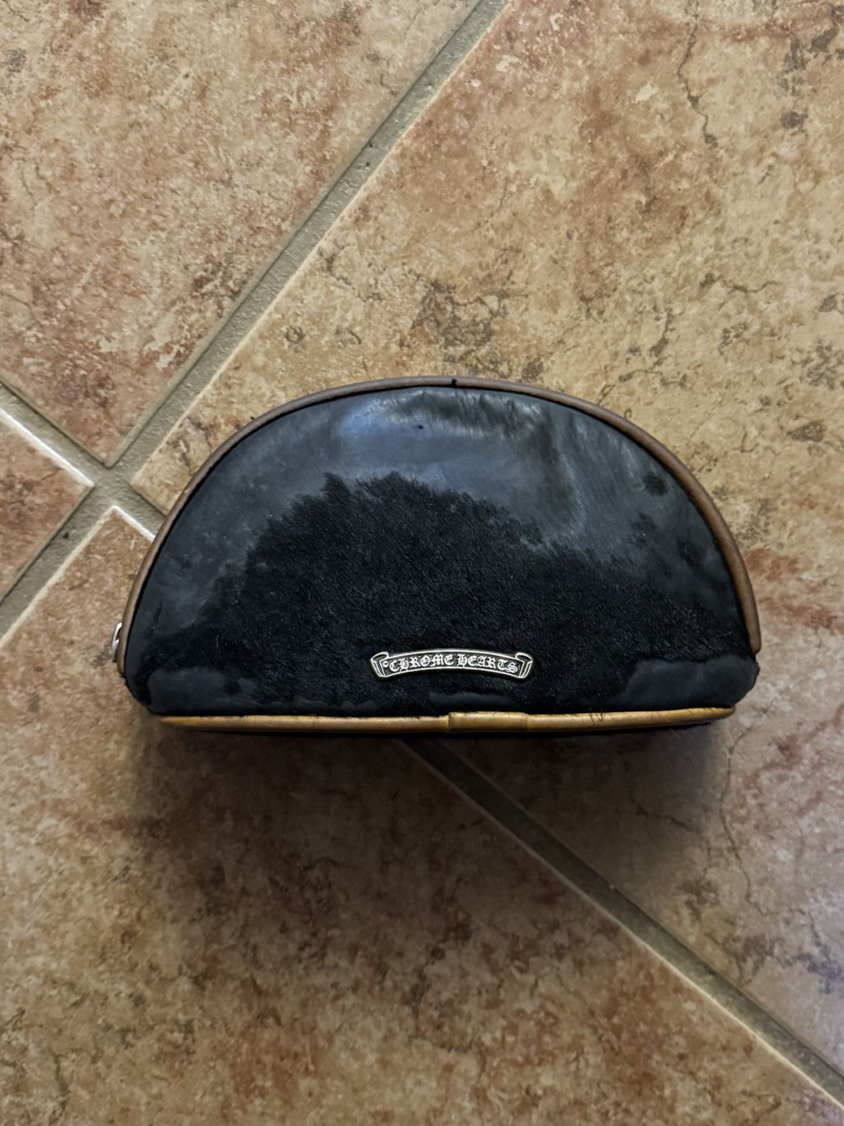Chrome Hearts Chrome Hearts Leather Fleur Pouch Size ONE SIZE - 2 Thumbnail