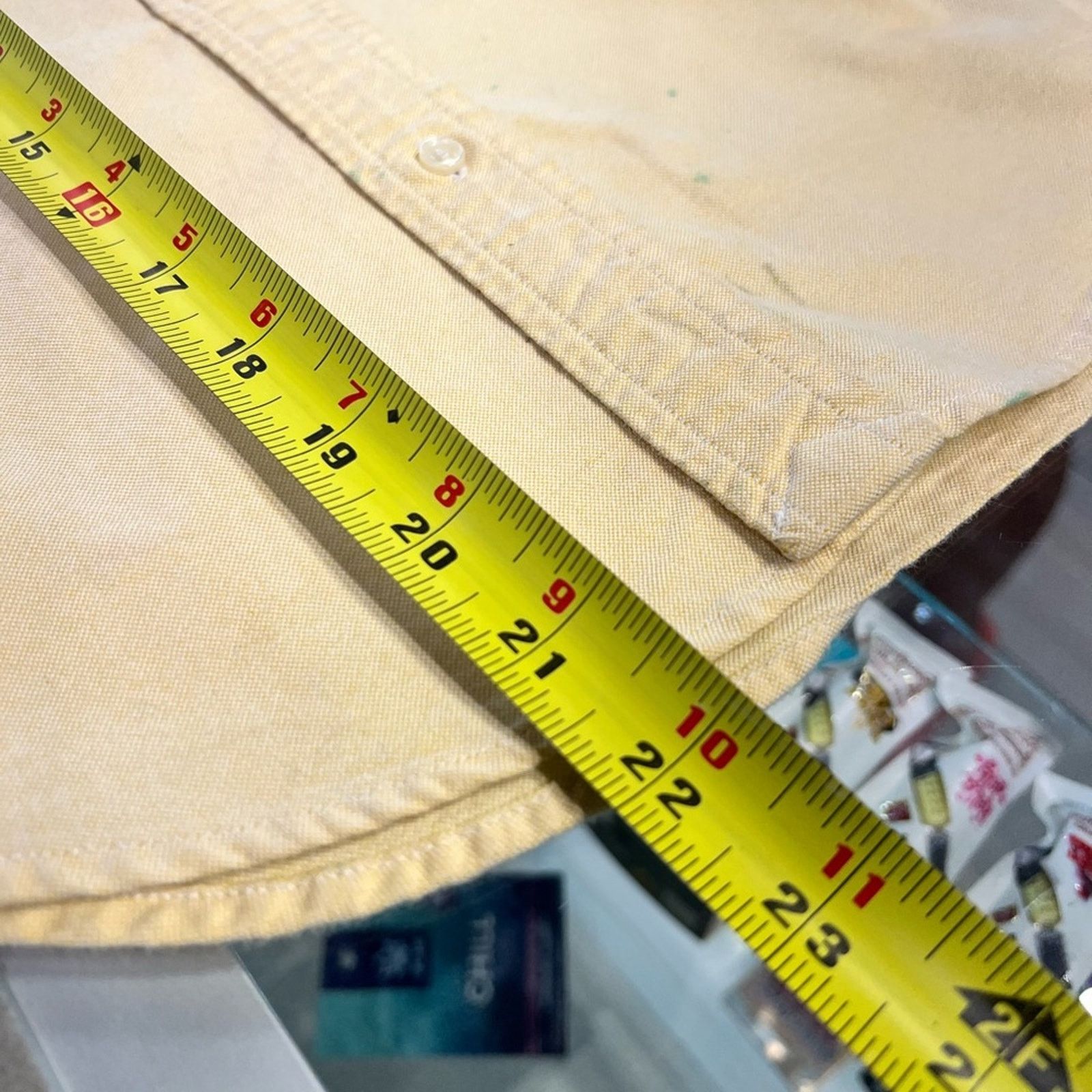 Polo Ralph Lauren Ralph Lauren Yellow Distressed Button Up Shirt Size US XS / EU 42 / 0 - 6 Thumbnail
