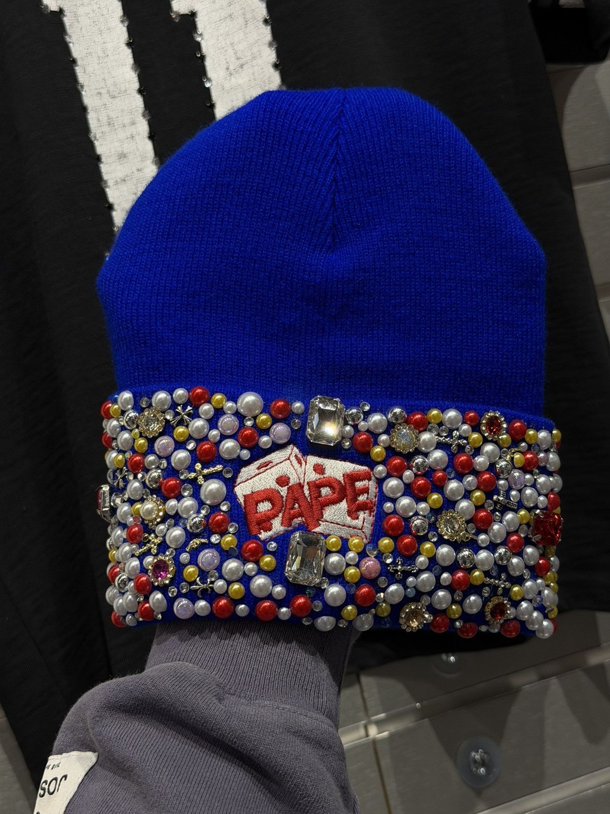 Other PAPE Stone Beanie Crystal Brand New Size ONE SIZE - 1 Thumbnail