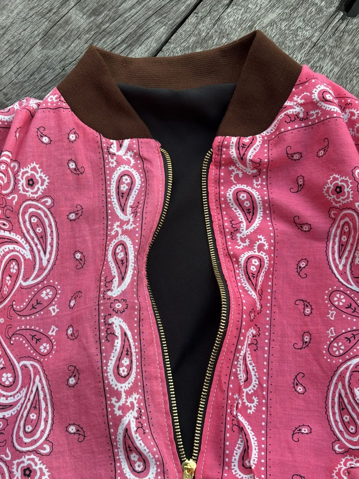 Handmade Bandana Pink Custom Made Jacket Size US L / EU 52-54 / 3 - 5 Thumbnail