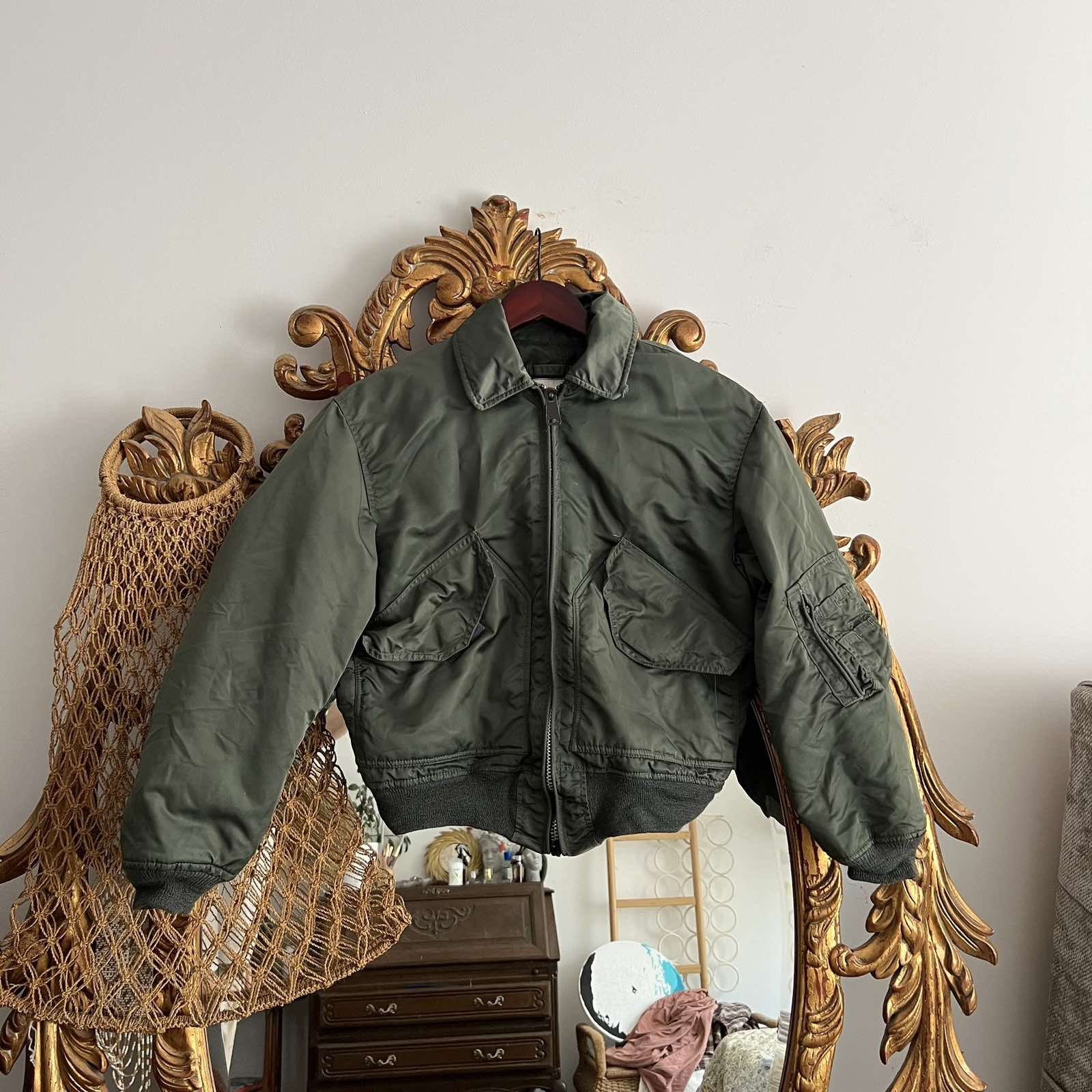 Vintage MA-1 Vintage Bomber Jacket Flyers Intermediate Sz XS Size XS / US 0-2 / IT 36-38 - 1 Thumbnail