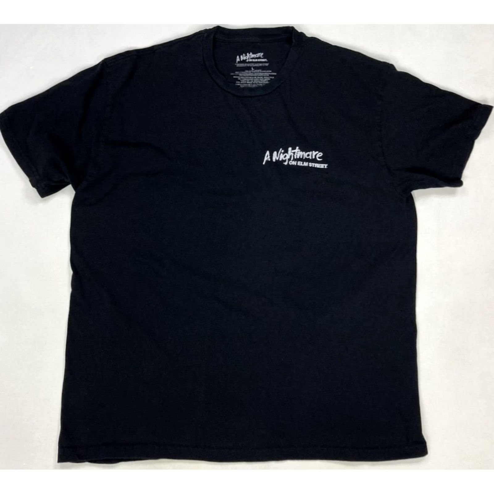 Vintage VINTAGE A Nightmare On Elm Street Movie Graphic T-shirt Men Large Black Freddy Krueger Size US L / EU 52-54 / 3 - 4 Thumbnail