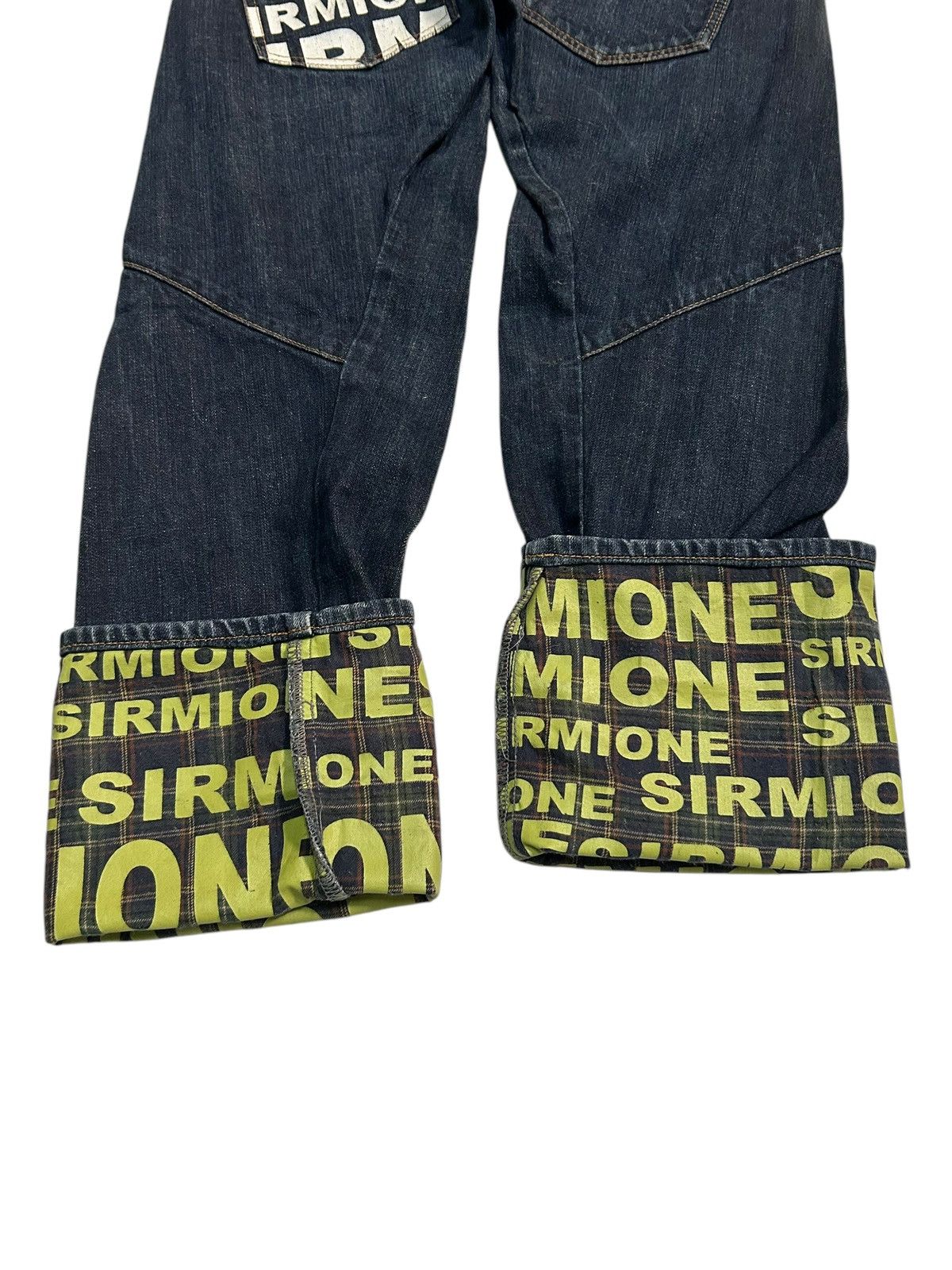 Japanese Brand × Kapital × Vintage Sirmione Double Waist Japanese Punk bondage Denim Jeans Size US 29 - 3 Thumbnail
