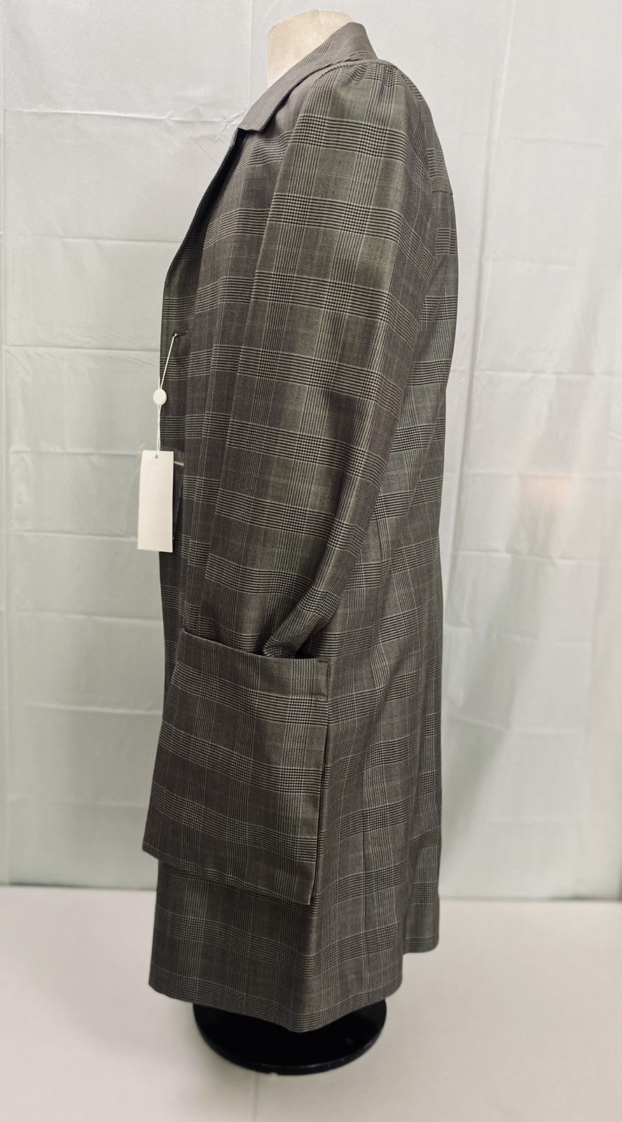 Maison Margiela MM 🇮🇹 Sharkskin Wool Detectives Pkt Overcoat 52 vintage nwt Size US L / EU 52-54 / 3 - 9 Thumbnail