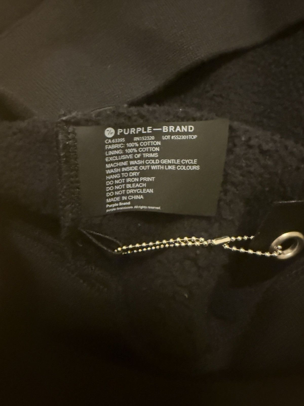 Purple Brand PURPLE BRAND LIMITED EDITION LOGO EMBELLISHED HOODIE Size US XXL / EU 58 / 5 - 5 Thumbnail
