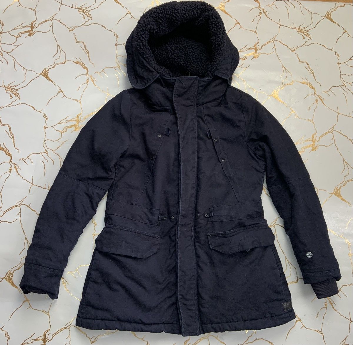 G-Star G-Star Raw Women Blue Duty Cropped Relax Parka Hooded Zip Size M / US 6-8 / IT 42-44 - 1 Thumbnail