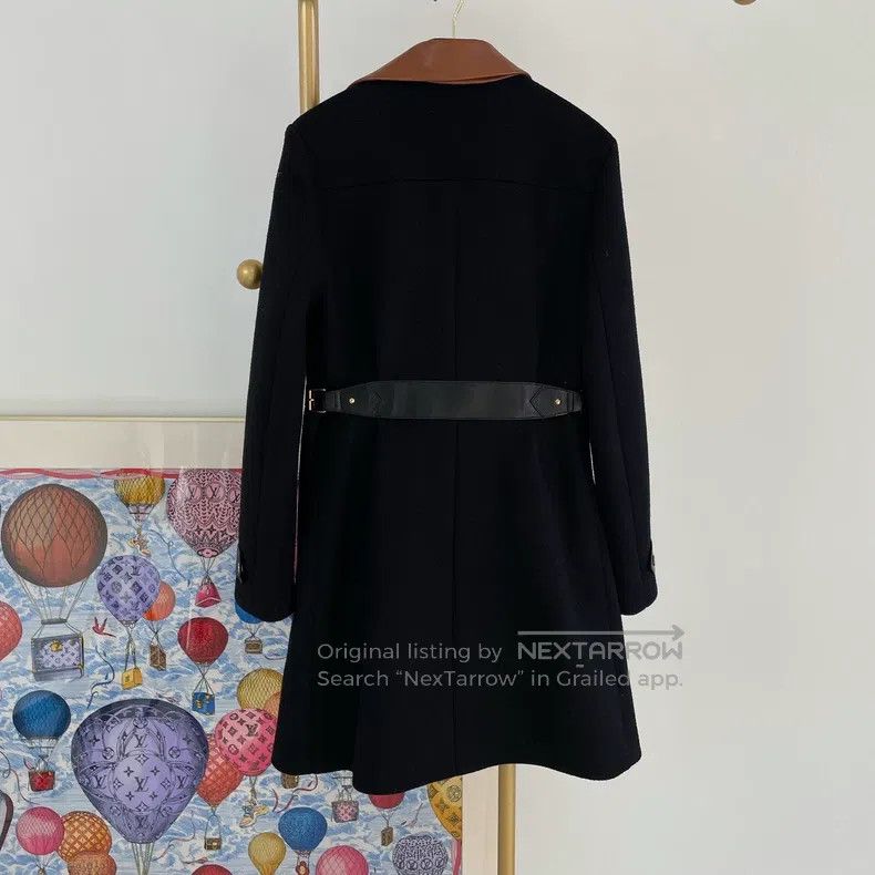Louis Vuitton Louis Vuitton Black woolen jacket Size XS / US 0-2 / IT 36-38 - 4 Thumbnail