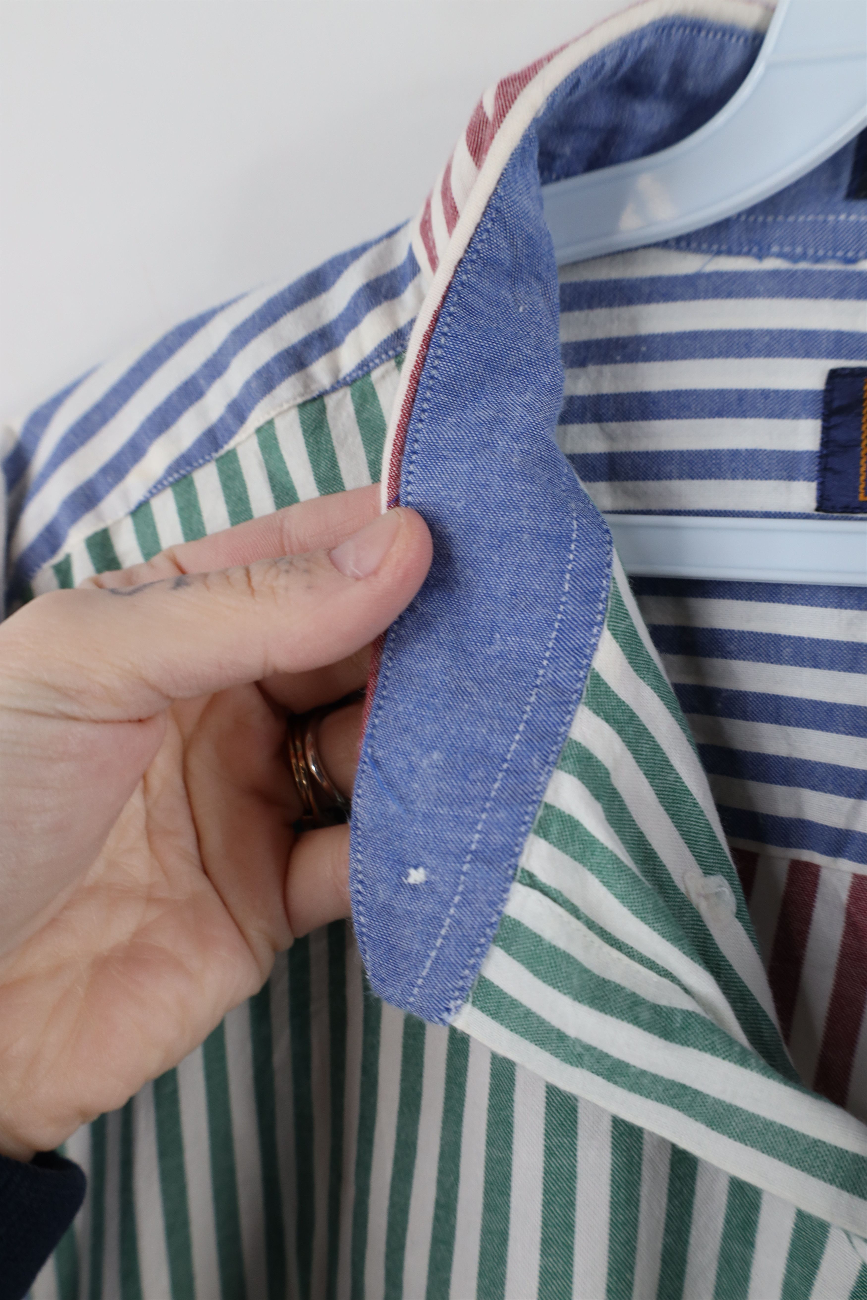 Polo Ralph Lauren Vintage 90s Chaps Ralph Lauren Striped Oxford Button Shirt Size US M / EU 48-50 / 2 - 7 Thumbnail