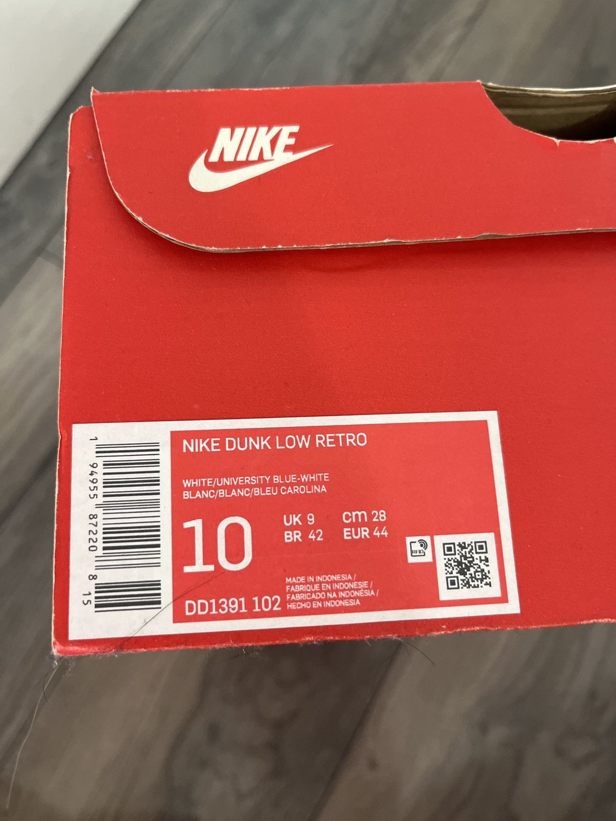 Nike Nike Dunk Low “University Blue” Size US 10 / EU 43 - 7 Thumbnail