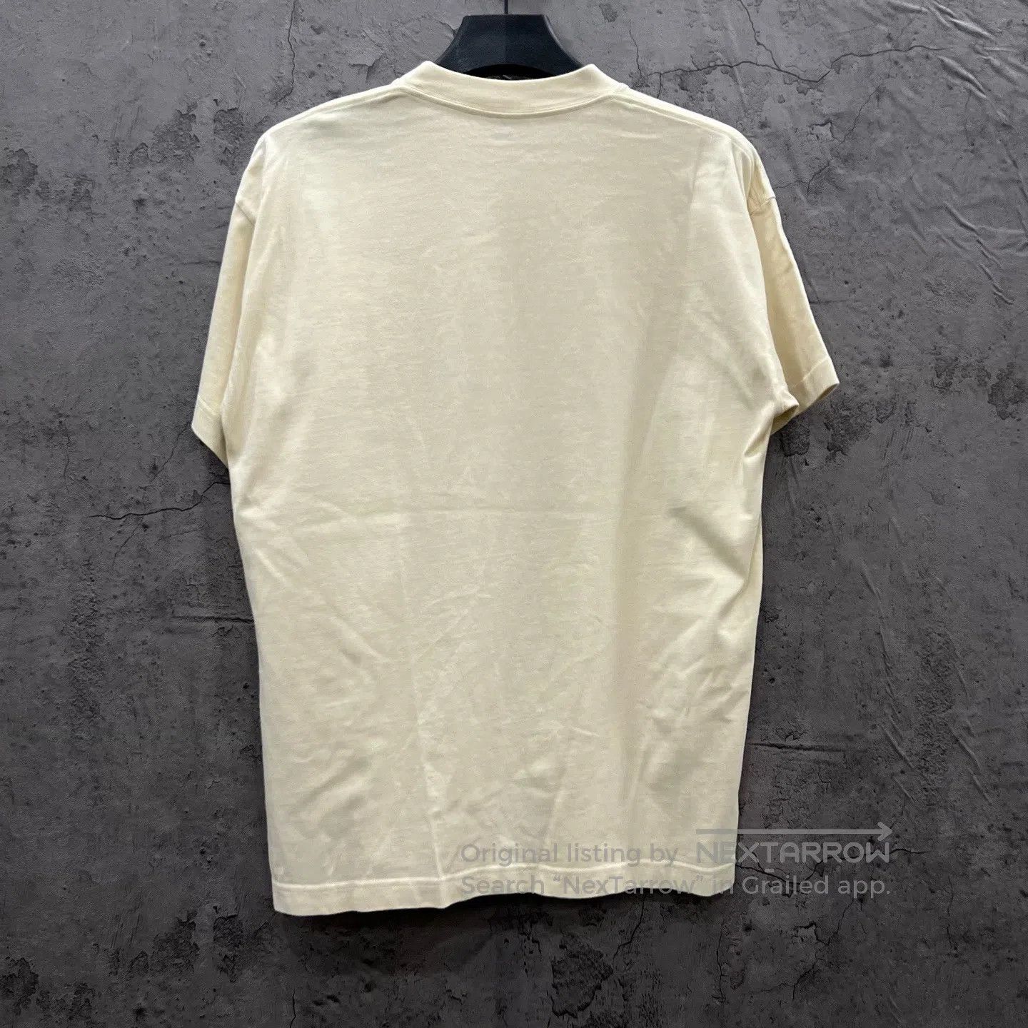 Balenciaga Balenciaga Latte Color Scissors Embroidered Logo Short Sle Size US S / EU 44-46 / 1 - 2 Thumbnail
