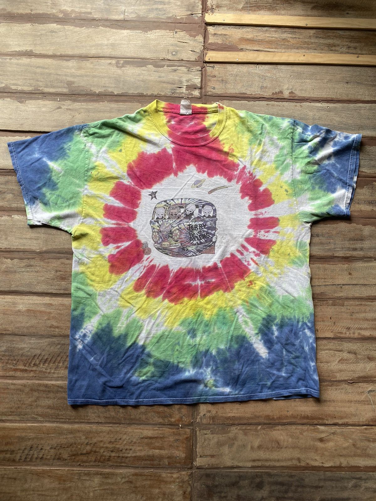 Band Tees × Grateful Dead × Vintage Vintage 2000s Jerry Garcia And The Aliens T Shirts Size US XL / EU 56 / 4 - 1 Thumbnail