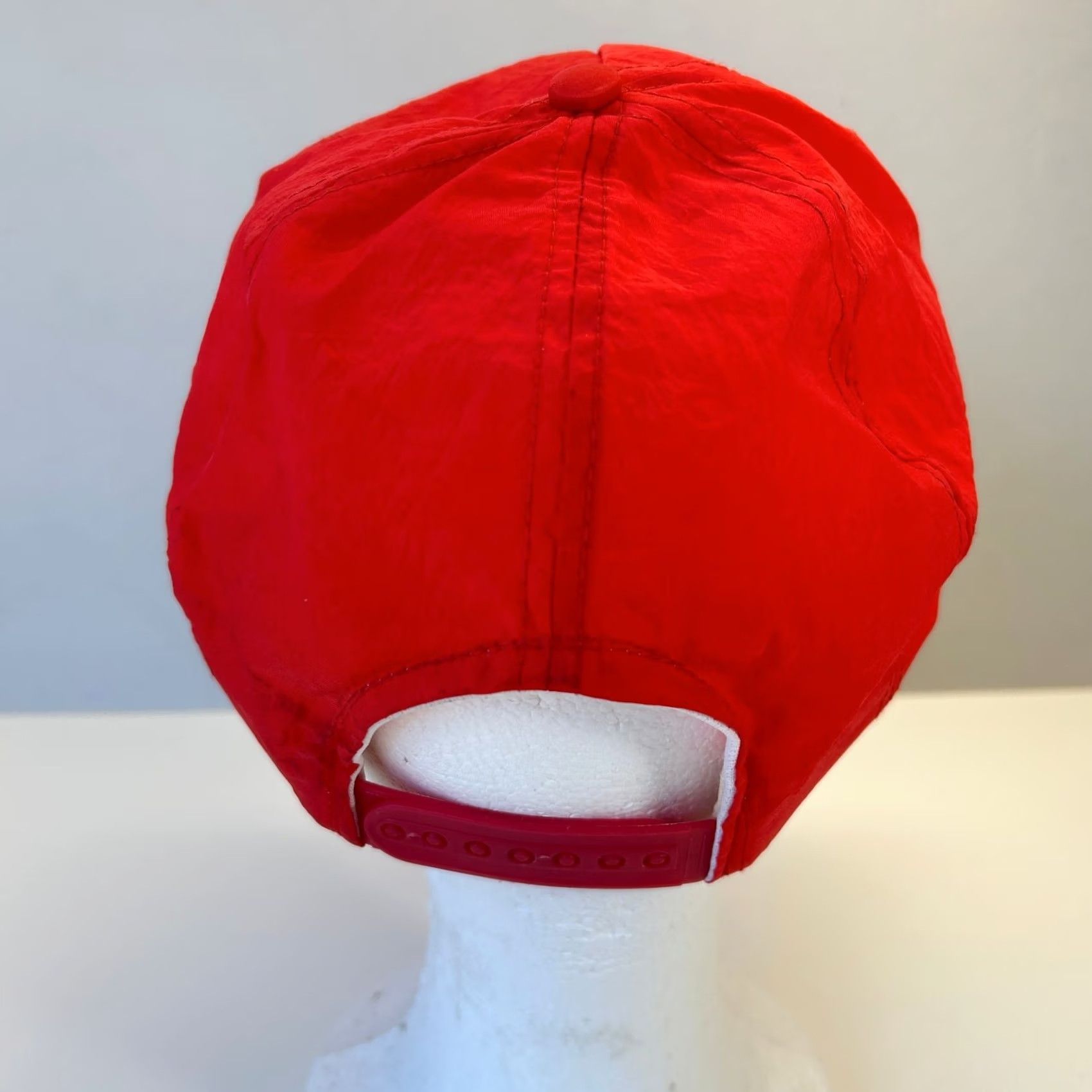 Vintage VINTAGE Jim Beam Snapback Trucker Hat Red Embroidered 90s Unisex Adults One Size Cap Hats Mens Girls Womens Size ONE SIZE - 4 Thumbnail