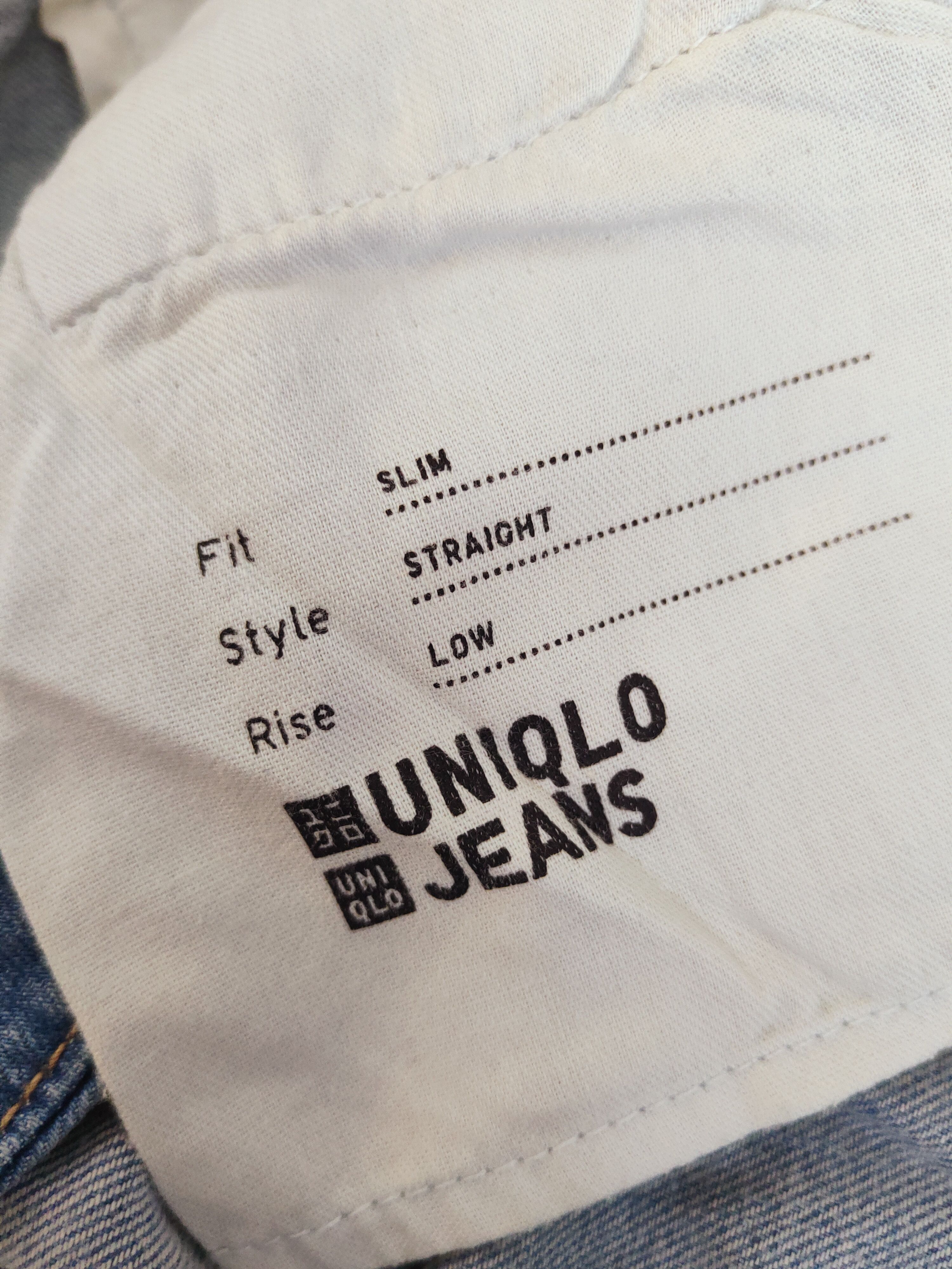 Japanese Brand Uniqlo Blue Faded Distressed Ripped Jeans #S2765 Size US 33 - 13 Thumbnail