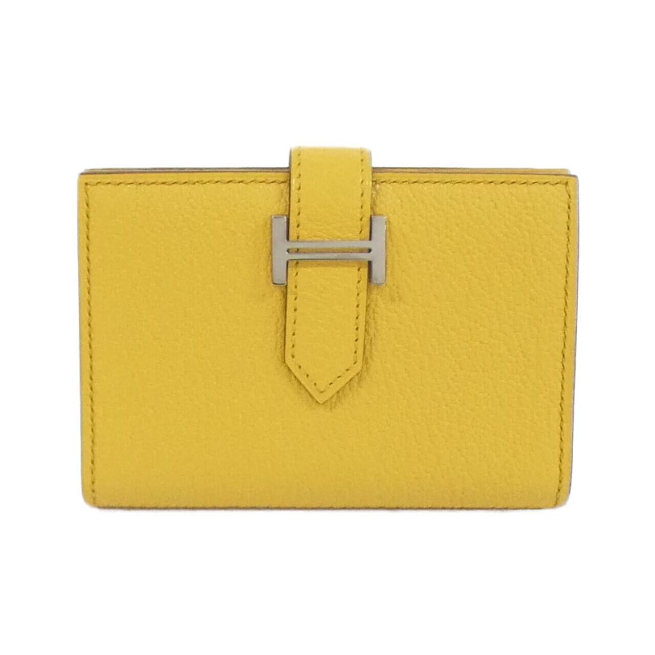 Hermes Hermes Béarn Chèvre Card Case Leather Card Case DUTY FREE for USA