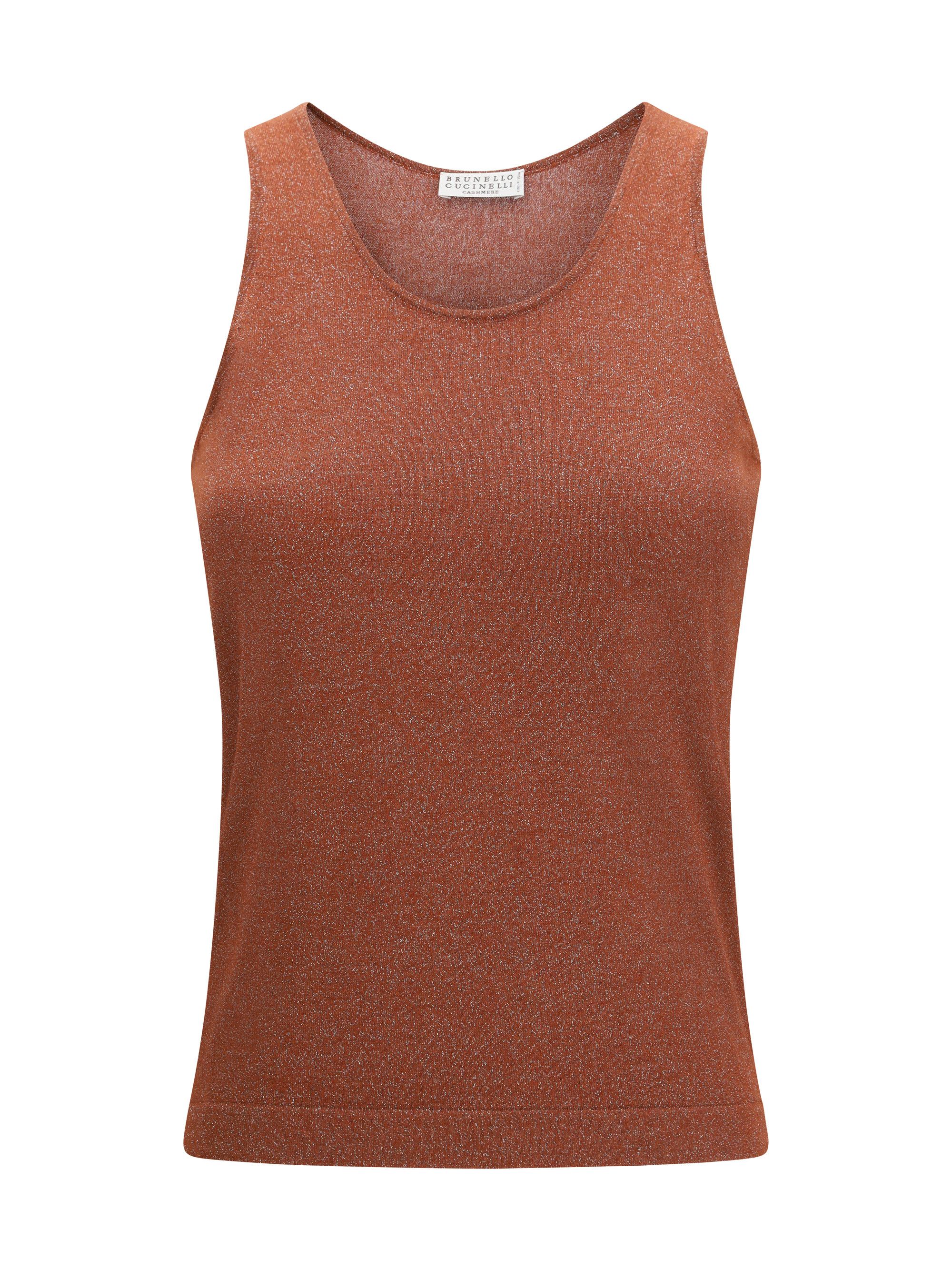 Brunello Cucinelli Sparkling knit Tank Top Size S / US 4 / IT 40 - 1 Thumbnail