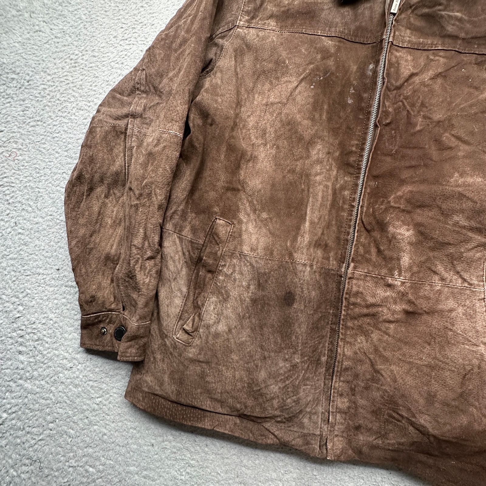 Other VTG Boston Harbour Brown Suede Leather Jacket Small Bomber Size US S / EU 44-46 / 1 - 11 Thumbnail
