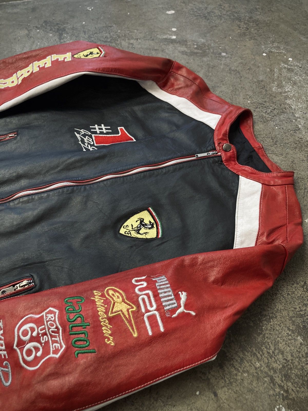 Ferrari × Formula 1 Vintage 90s Ferrari x Fórmula 1 Racing Jacket Size US L / EU 52-54 / 3 - 8 Thumbnail