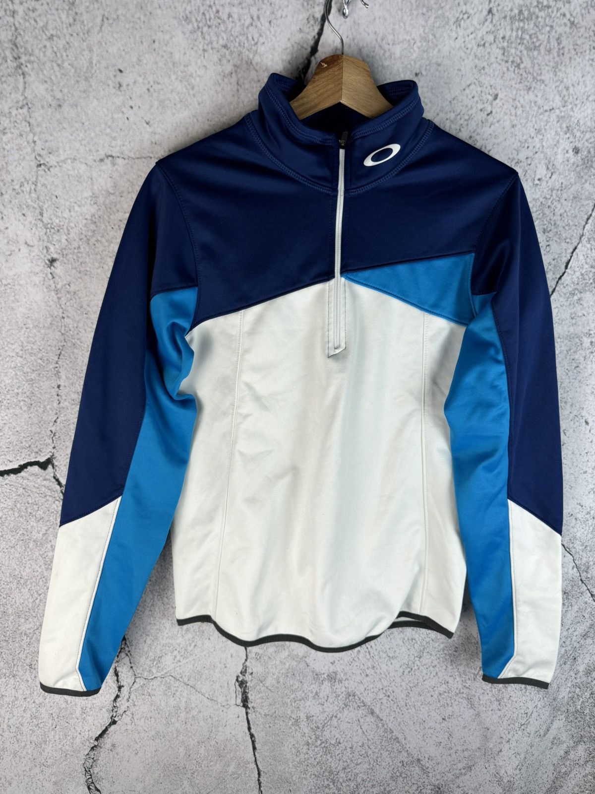 Vintage Vintage Oakley Fleece Jacket 1/4 Zip Size US S / EU 44-46 / 1 - 1 Thumbnail