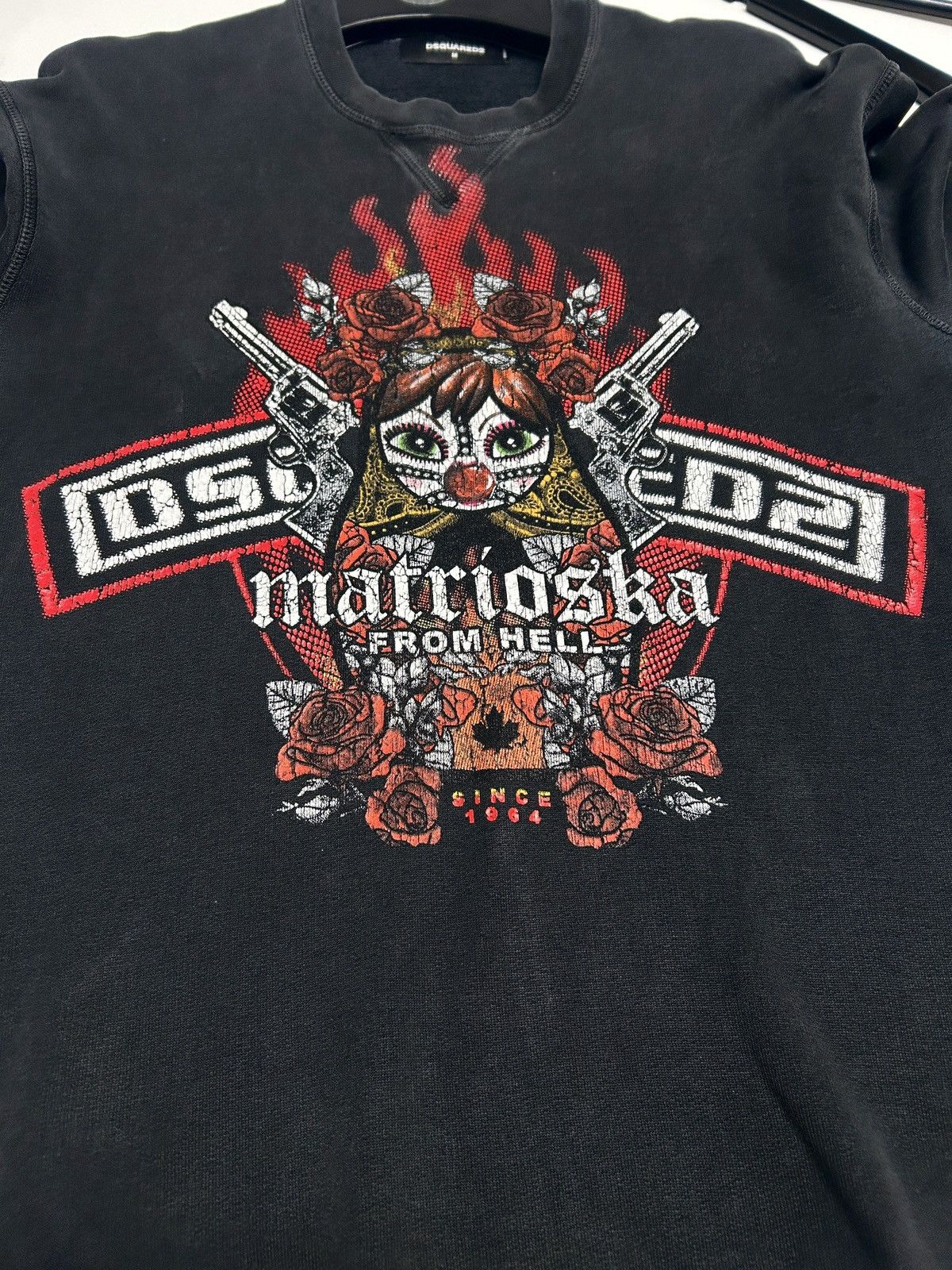 Dsquared2 FW2015 Matrioska From Hell Sweatshirt Size US M / EU 48-50 / 2 - 3 Thumbnail