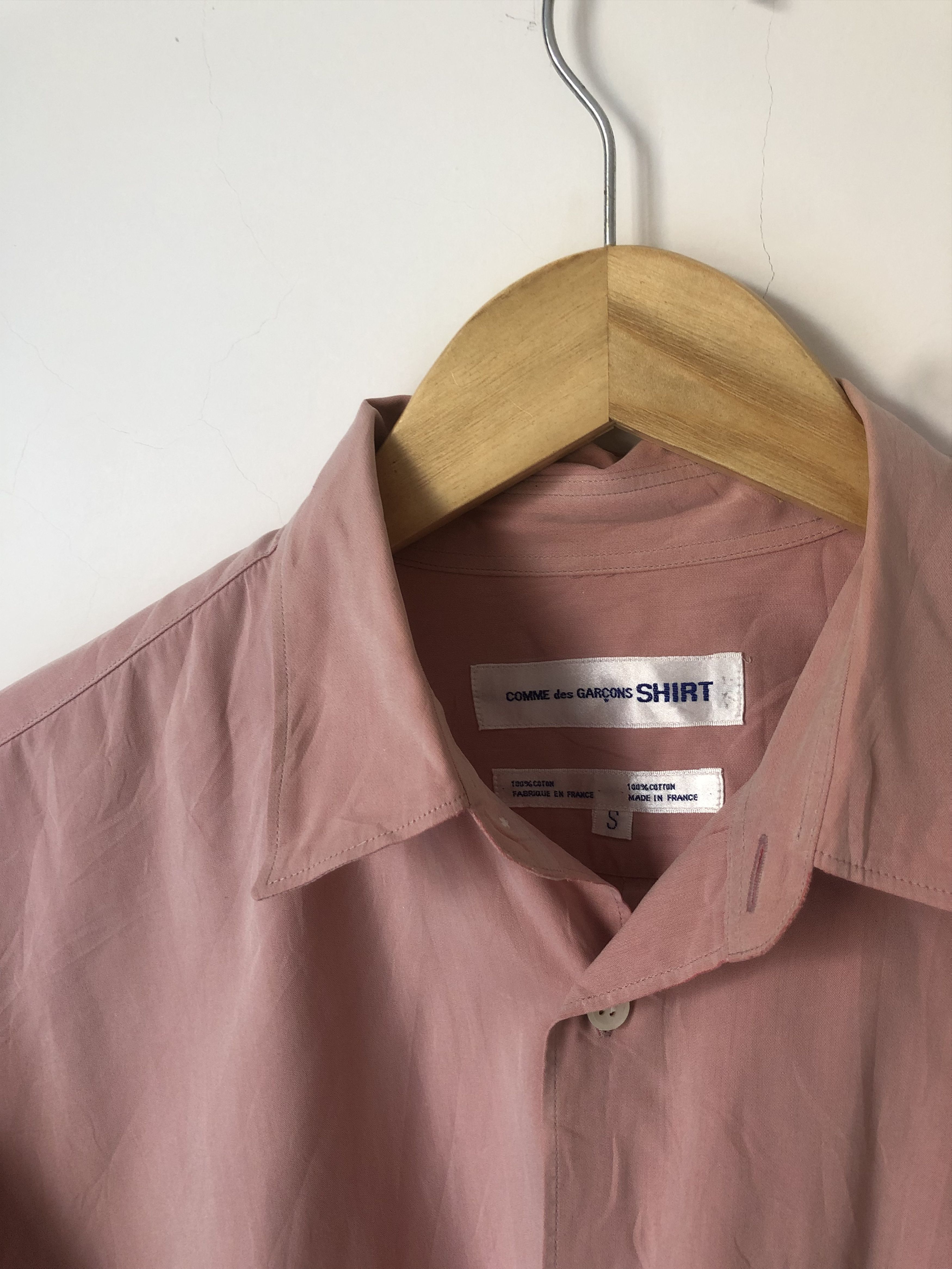 Comme des Garcons SHIRT iridescent pink shirt Size US S / EU 44-46 / 1 - 2 Thumbnail