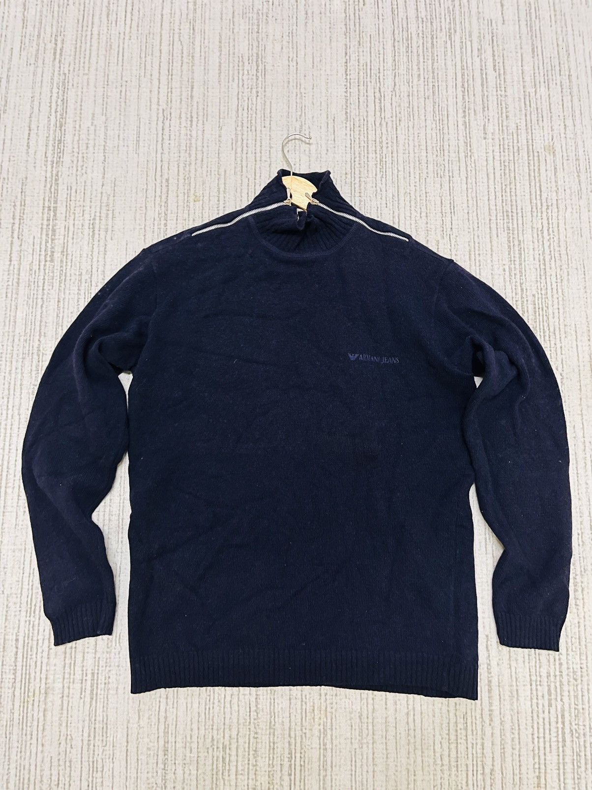 Emporio Armani × Giorgio Armani 90s lampo zip armani sweatshirt Size US M / EU 48-50 / 2 - 1 Thumbnail
