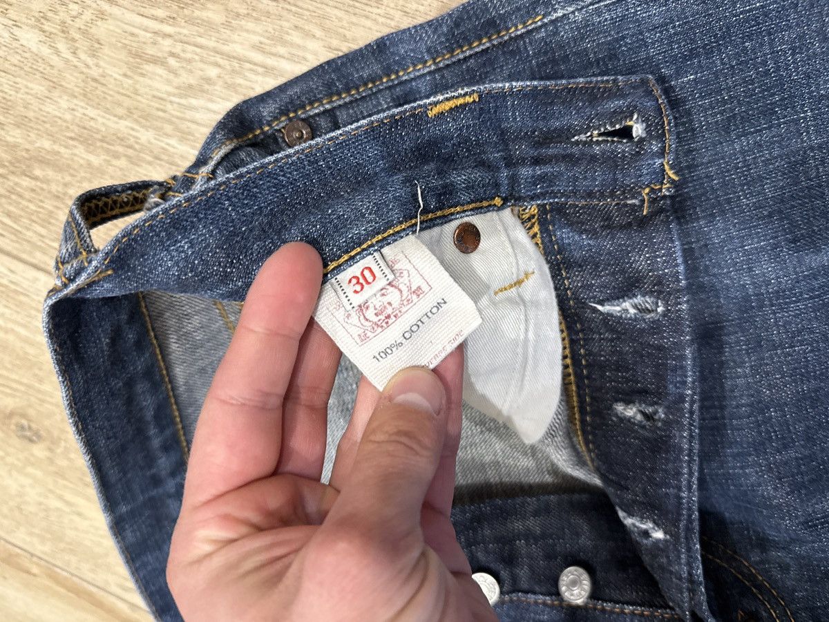 Evisu Vintage Evisu denim jeans pants big logo dark black japanese Size US 30 / EU 46 - 10 Thumbnail