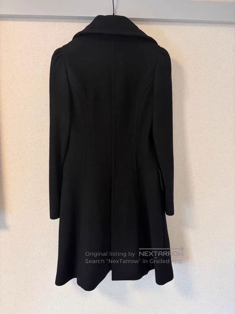 Vivienne Westwood Vivienne Westwood Heart Collar Woolen Black Overcoat Size L / US 10 / IT 46 - 3 Thumbnail