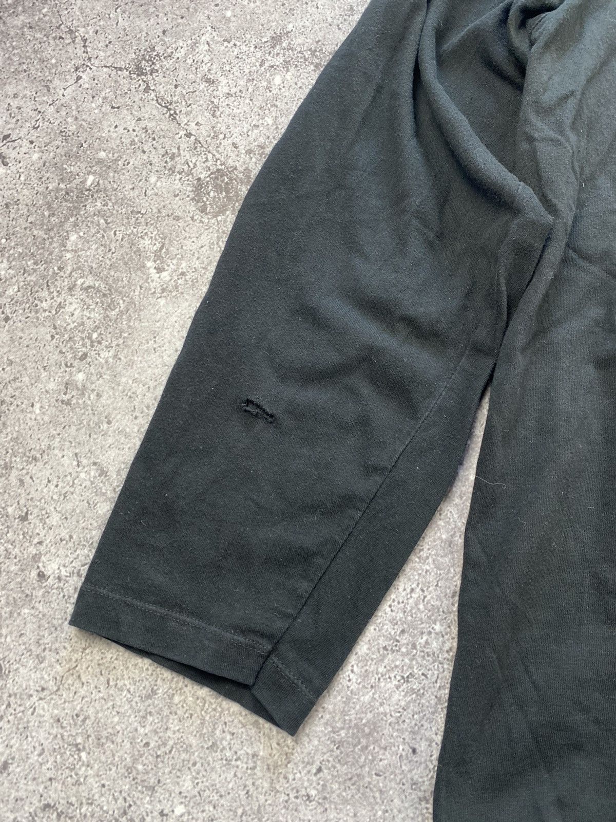 Quiksilver × Vintage QUIKSILVER Y2K CRAZY BLACK SURF SKATER LONGSLEEVE Size US L / EU 52-54 / 3 - 4 Thumbnail