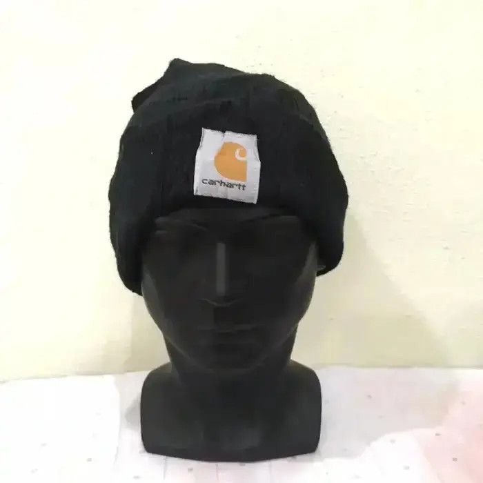 Carhartt × Vintage Carhatt Plain Beanie Hat Size ONE SIZE - 2 Thumbnail
