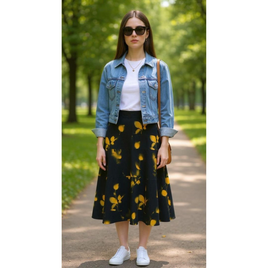 Proenza Schouler Proenza Schouler Floral Print Midi Skirt -Size S Size 27" / US 4 / IT 40 - 4 Thumbnail