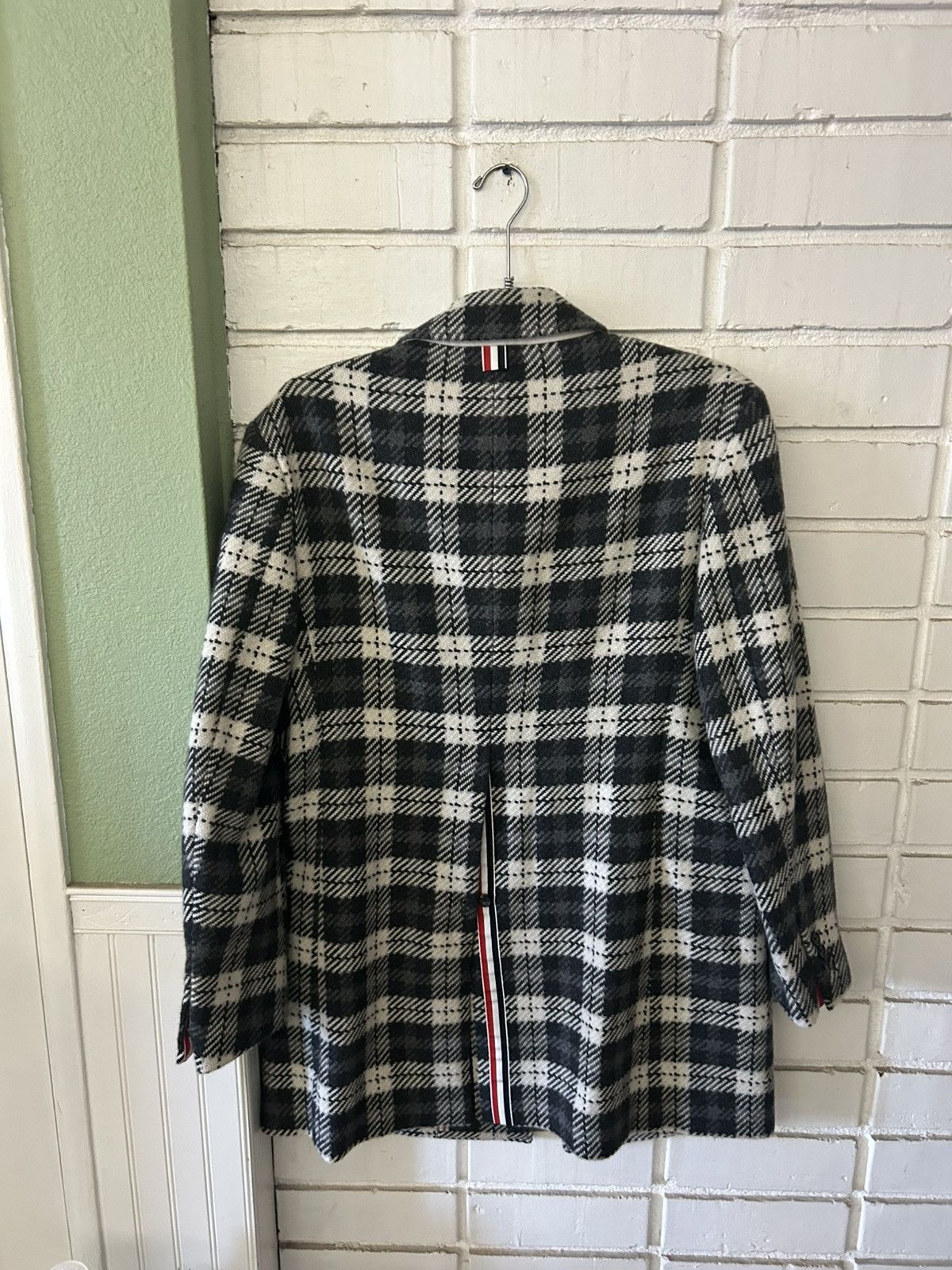 Thom Browne Thom Browne Cashmere Plaid Coat (sz3) Size US L / EU 52-54 / 3 - 2 Thumbnail