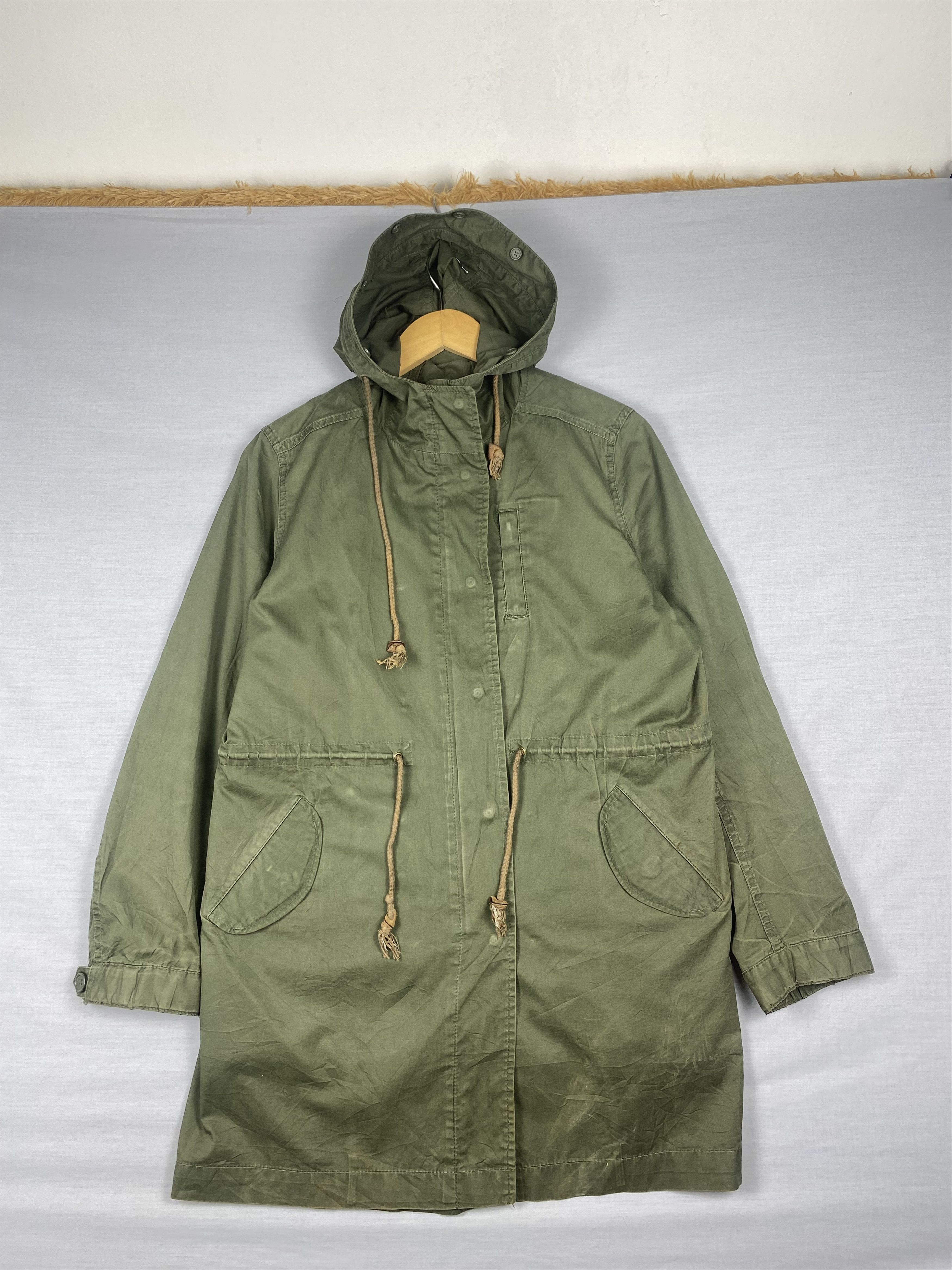 Japanese Brand Vintage Japanese Quilted Lining Zip Up Parka Jacket Size US M / EU 48-50 / 2 - 1 Thumbnail